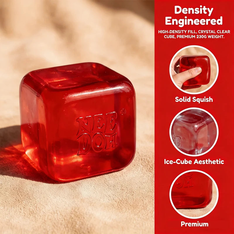 NeeDoh Squishy Stress Relief Fidget Cube – Dr. Pepper / Sprite