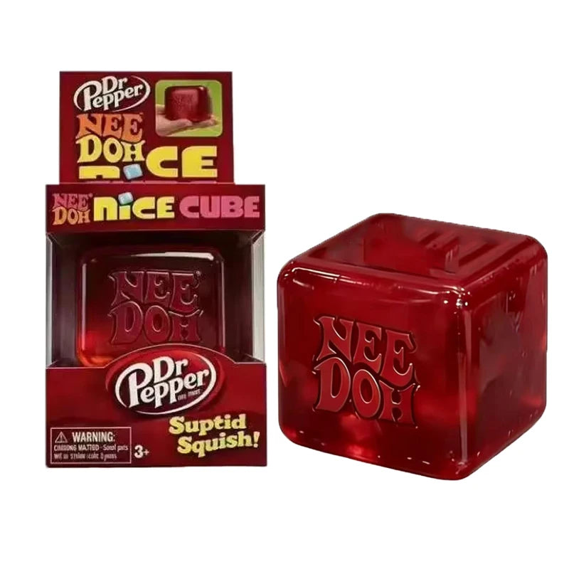 NeeDoh Squishy Stress Relief Fidget Cube – Dr. Pepper / Sprite